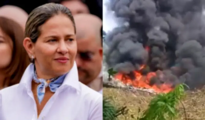 Primera Dama Verónica Alcocer expresa solidaridad tras accidente aéreo militar en Putumayo