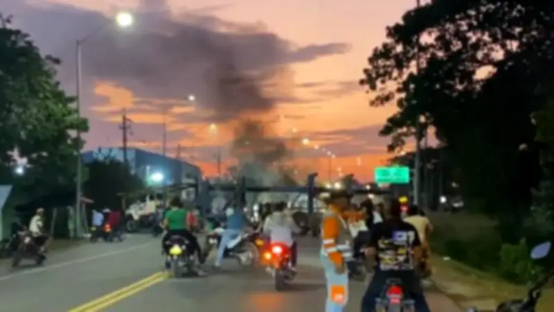 Protesta minera en Bajo Cauca completa más de una semana con violencia y millonarias pérdidas