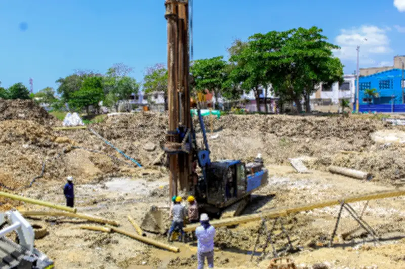 Puente en Cartagena avanza al 43,5% para mejorar movilidad y reducir inundaciones