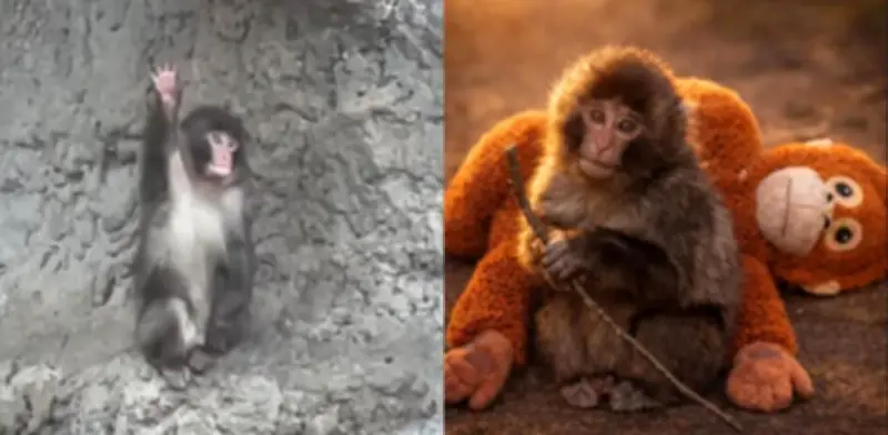 Punch, el mono viral que aprendió a saludar, muestra avances en su adaptación social en zoológico japonés