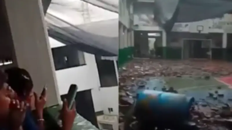 Rayo causa pánico y daños en colegio rural de El Cerrito, Valle del Cauca