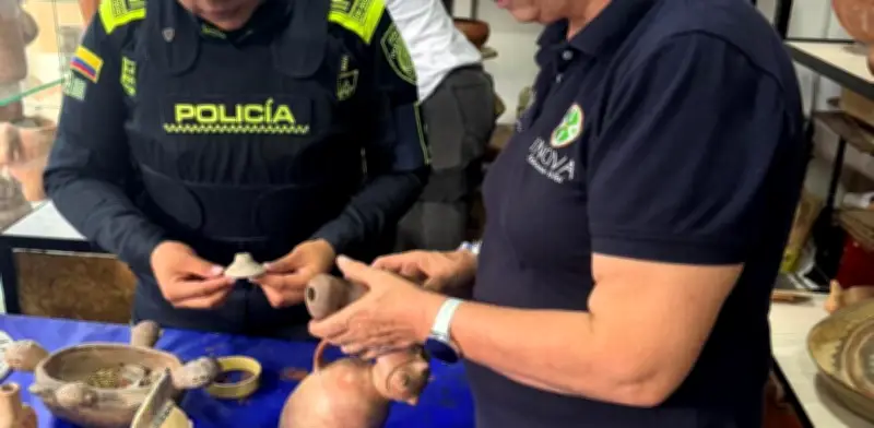 Recuperan 34 tesoros arqueológicos de culturas milenarias que se vendían ilegalmente en Cali