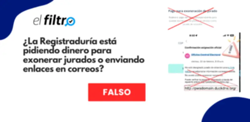 Registraduría alerta sobre estafas digitales: no pide dinero para exonerar jurados de votación