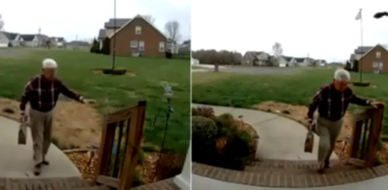 Repartidor de 78 años en EE.UU. recibe ola de solidaridad tras viralizarse video de sus dificultades