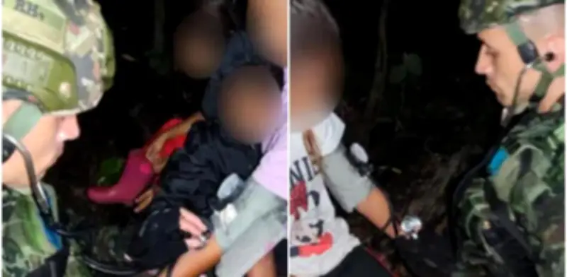 Rescatan a seis menores que se escondieron en la selva del Caquetá para huir del reclutamiento forzado