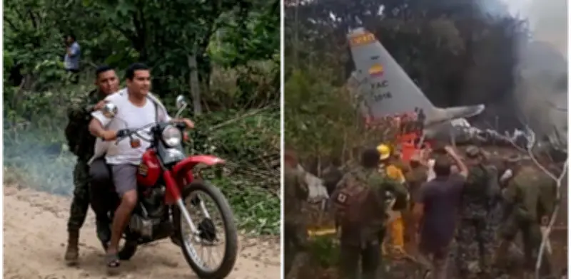 Rescatista narra heroica labor en accidente del avión Hércules C-130 en Putumayo