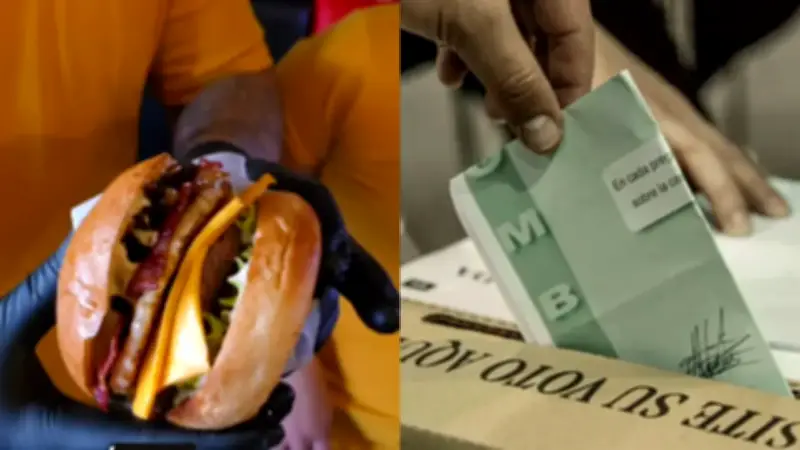 Restaurante ofrece 2x1 en hamburguesas por votar en elecciones del Congreso