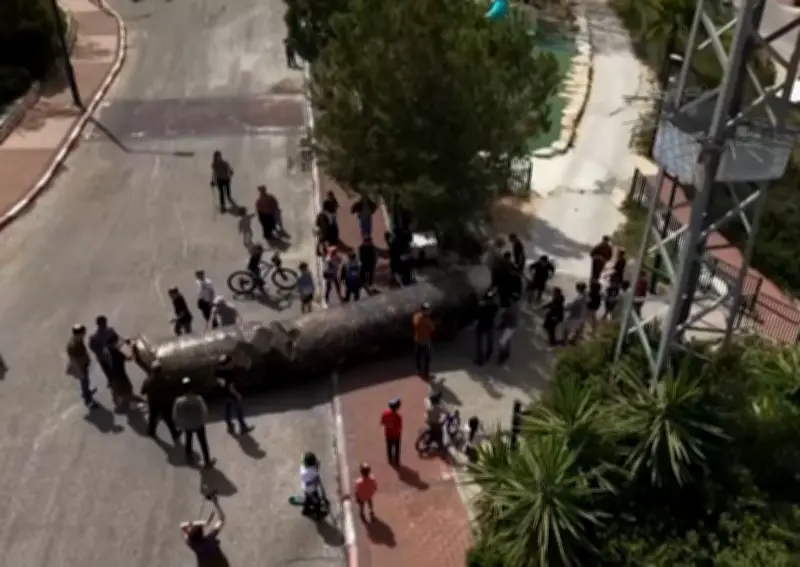 Restos de misil iraní se convierten en símbolo de resistencia en Cisjordania