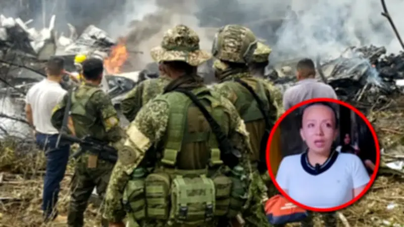 Revelan última conversación con familia de soldado fallecido en accidente aéreo en Putumayo