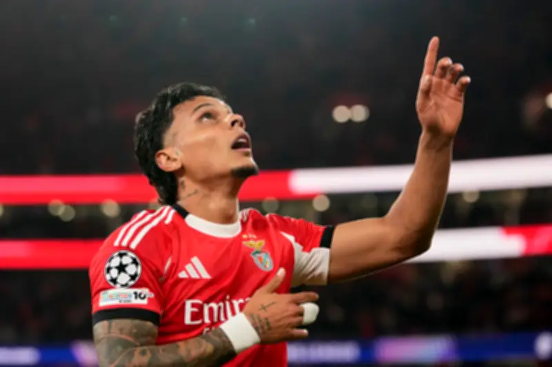 Richard Ríos anota para el Benfica y Jhon Durán estrena su cuenta en Rusia
