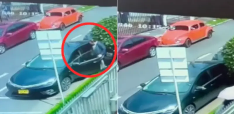 Roban camioneta a hombre durante misa en La Soledad, Bogotá: captan el momento en video