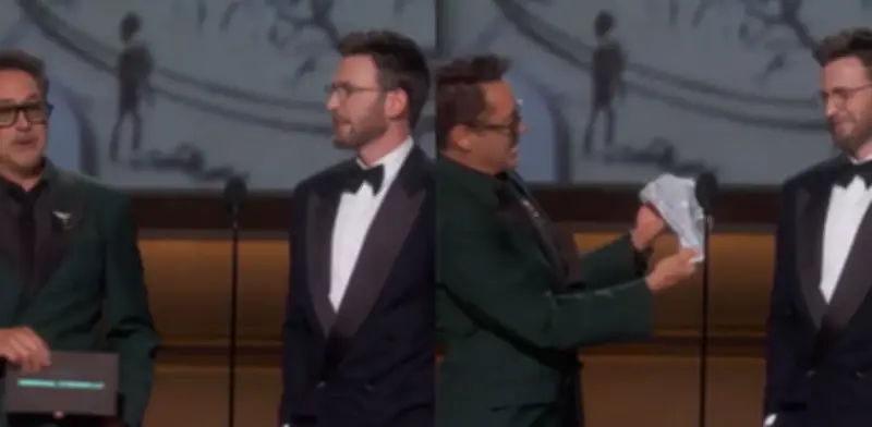 Robert Downey Jr. y Chris Evans reviven la magia de Marvel en los Óscar 2026