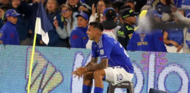 Rodrigo Contreras brilla con Millonarios: golazo y curiosa celebración ante Atlético Nacional
