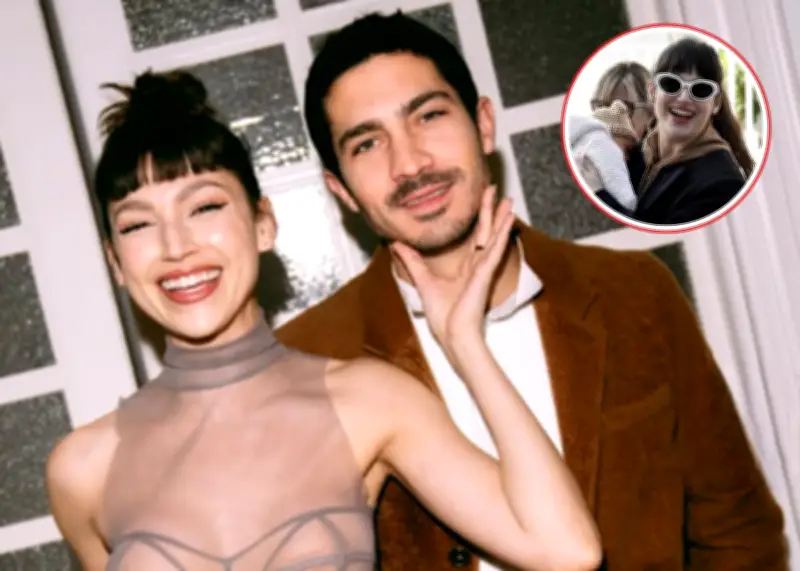 Úrsula Corberó sale de clínica con su bebé Dante tras parto en Barcelona