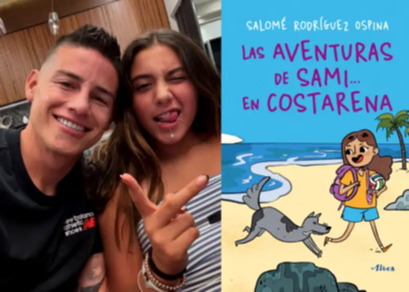 Salomé Rodríguez, hija de James Rodríguez, debuta como escritora con libro infantil inspirador