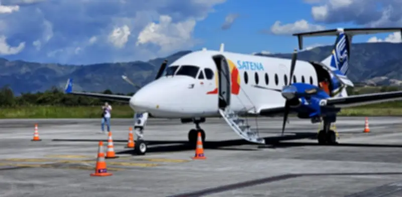 Satena suspende vuelos a Pizarro por riesgos en pista y alerta sobre otros aeródromos