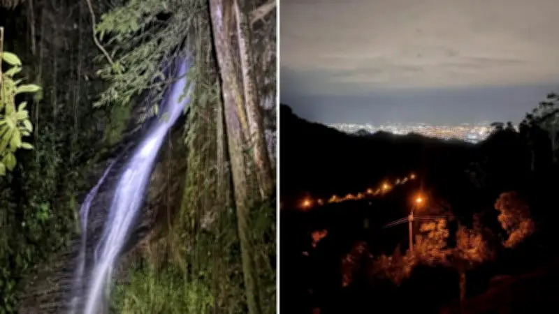Senderismo nocturno en Cali: la experiencia de visitar cascadas bajo las estrellas