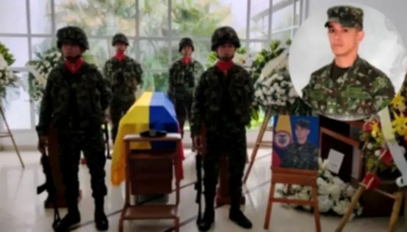 Sepelio en Ocaña del soldado Josué David Uribe, víctima de disidencias en Caquetá