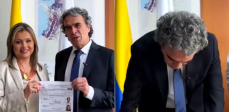 Sergio Fajardo y Edna Bonilla oficializan su candidatura presidencial en la Registraduría