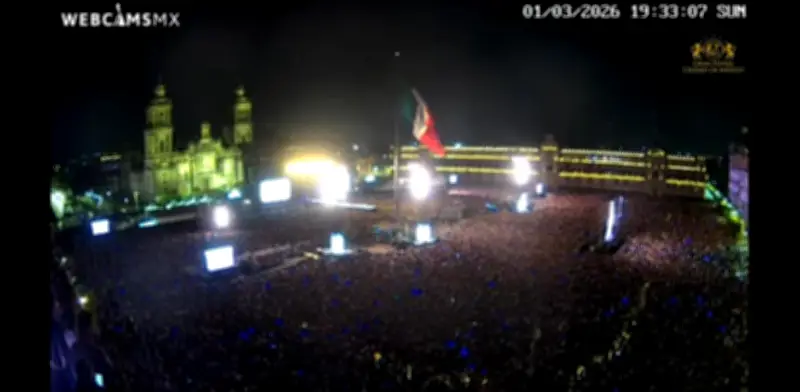 Shakira colma el Zócalo de Ciudad de México en concierto gratuito transmitido mundialmente