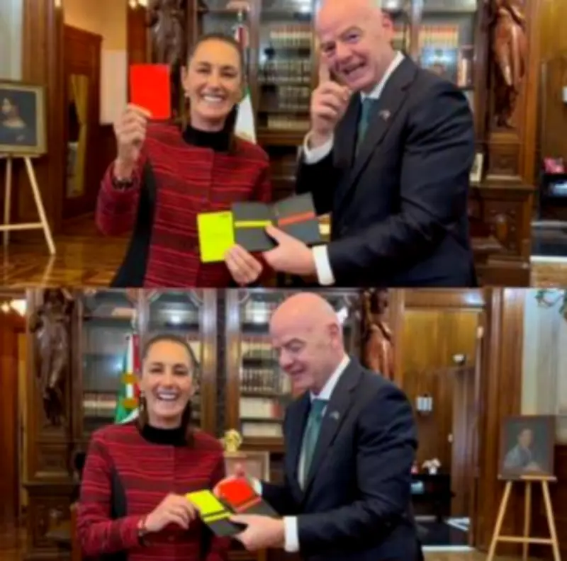 Sheinbaum e Infantino aseguran éxito del Mundial 2026 en México