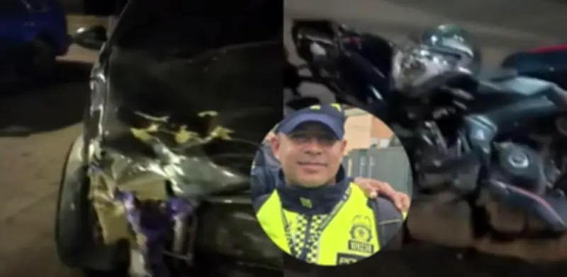 Siniestro vial en Sibaté deja un policía muerto y otro lesionado: investigan causas del accidente