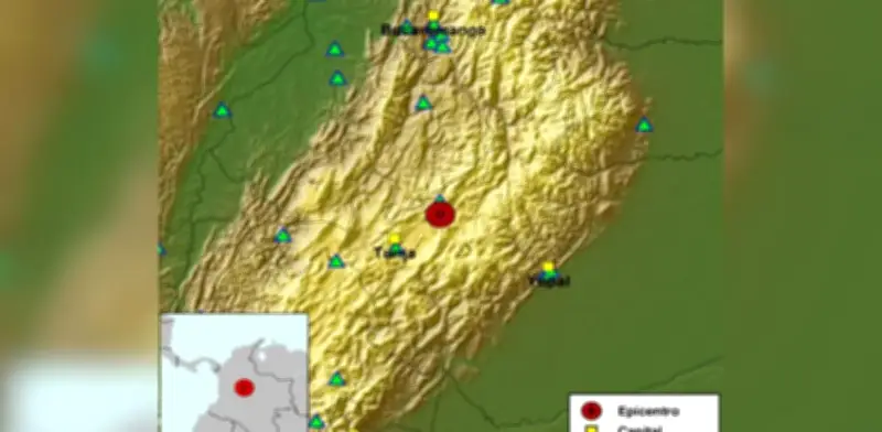 Sismo de 2.4 grados sacude Paipa, Boyacá en horas de la madrugada
