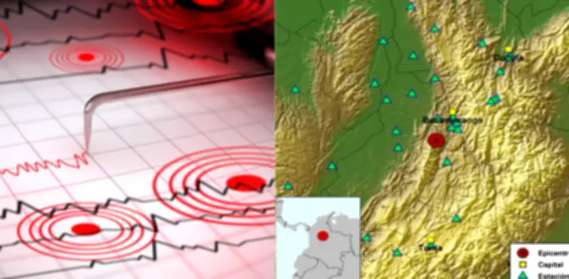 Sismo de magnitud 3.1 sacude Zapatoca, Santander en la madrugada del 23 de marzo