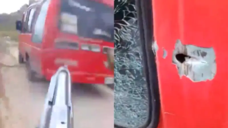 Soacha: Buses de transporte público baleados por extorsionistas extranjeros