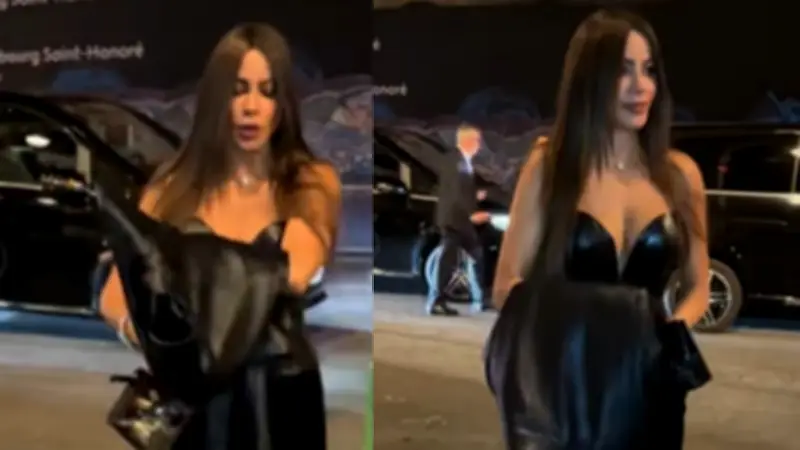 Sofía Vergara corrige a paparazzi que la llamó mexicana en la Semana de la Moda de París