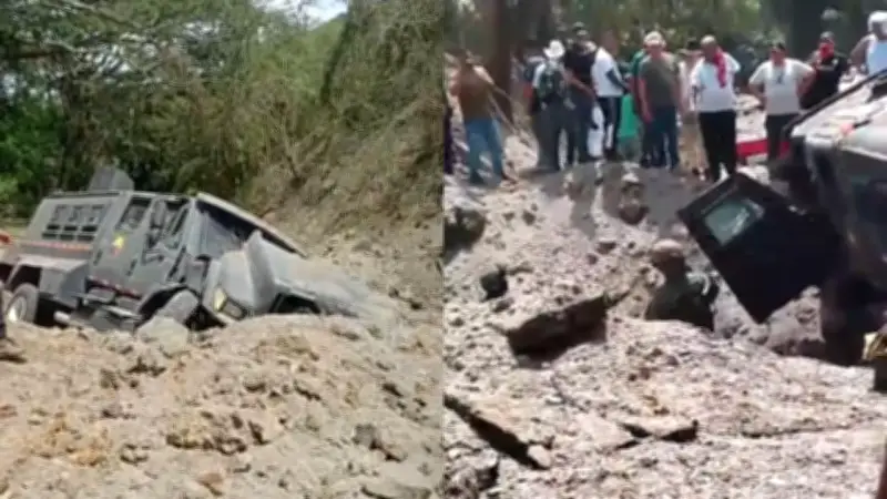 Soldado fallece en ataque terrorista en la vía Panamericana en el Pacífico colombiano