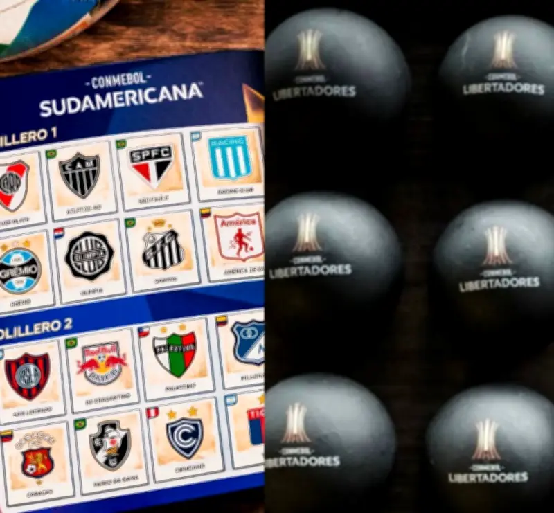 Sorteo de la Copa Libertadores y Sudamericana 2026: América de Cali como cabeza de serie