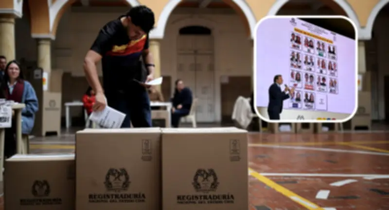 Sorteo del tarjetón presidencial 2026: Cepeda encabeza, sorpresas en el orden