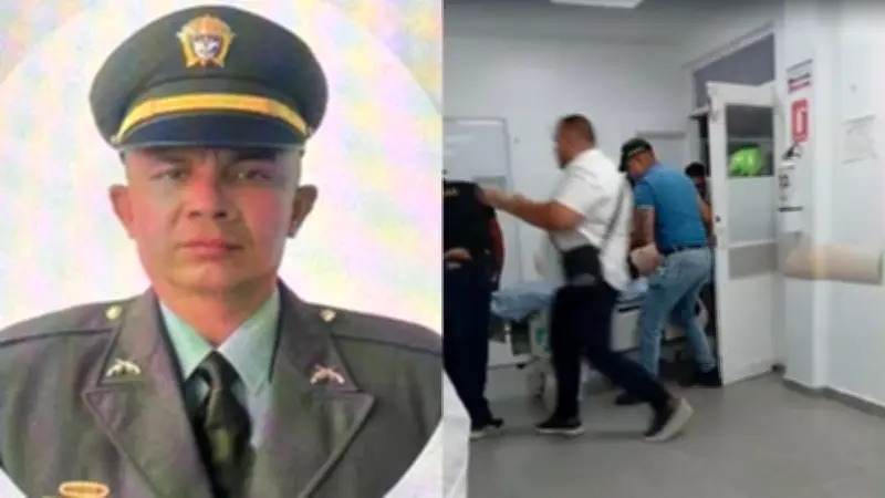 Subintendente baleado en la cabeza durante allanamiento en Sabanagrande, Atlántico