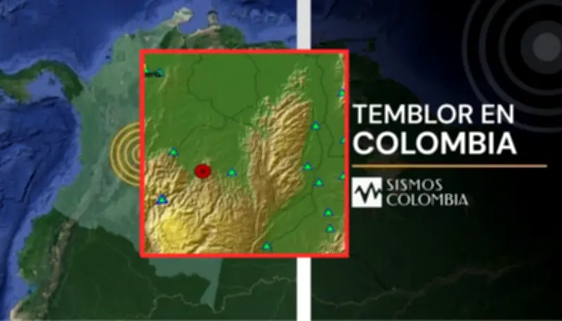 Temblor de magnitud 2.5 sacude Cáceres, Antioquia, en la madrugada sin reporte de daños