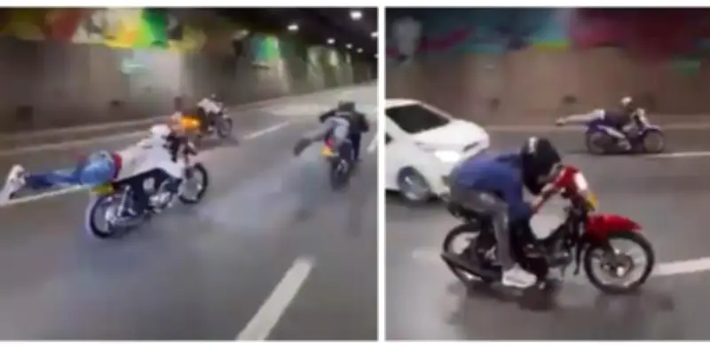 Temerario pique en el Túnel Mundialista de Cali: autoridades buscan a implicados tras video viral