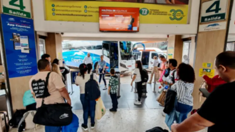 Terminal de Bucaramanga vive récord de viajeros en Semana Santa con 39.000 pasajeros