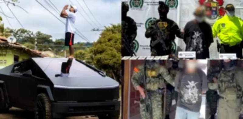 Tesla Cybertruck del influencer 'Stunt': precio y lujos tras su captura en Antioquia