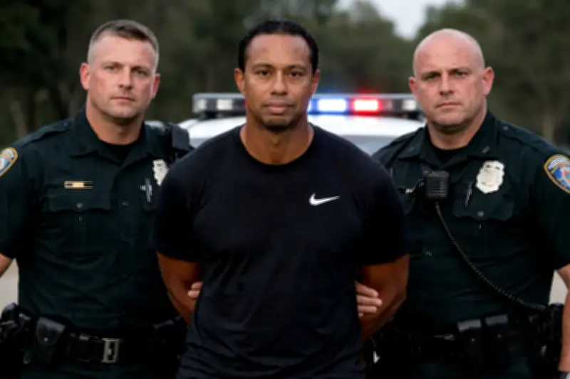 Tiger Woods detenido en Florida tras accidente y negativa a prueba de drogas