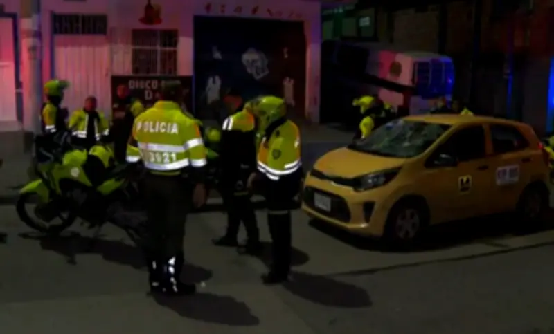 Tiroteo en Chapinero tras robo de moto BMW: Guardia de seguridad intercambia disparos con delincuentes