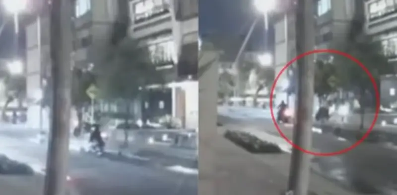 Tiroteo en el norte de Bogotá tras robo de motocicleta BMW de 80 millones de pesos
