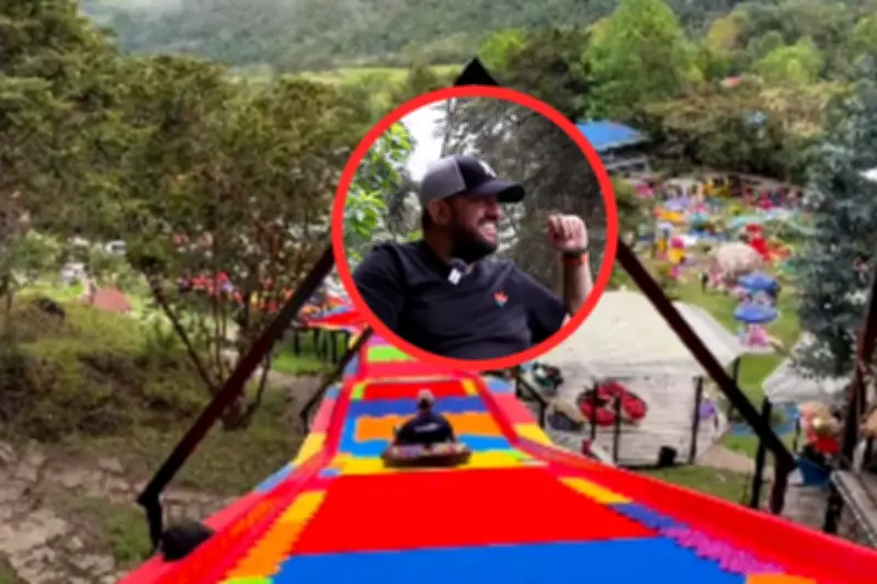 Tobogán mortal: diseño nació en servilleta según dueño del parque Entre Flores