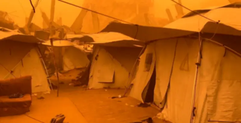 Tormenta de arena agrava crisis humanitaria en Gaza: desplazados sufren condiciones extremas