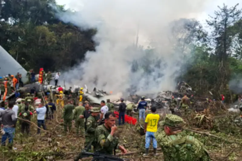 Tragedia aérea en Putumayo: 66 militares fallecen en accidente de avión Hércules C-130