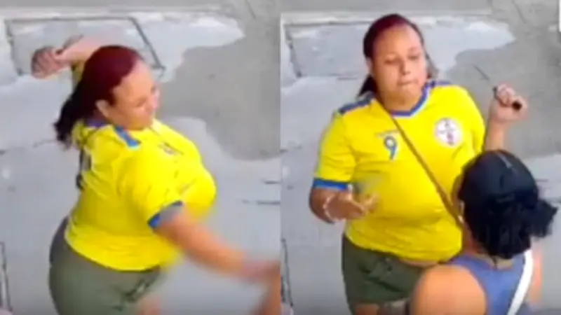 Tragedia en Cali: Mujer muere en riña por conflicto sentimental captada en video viral