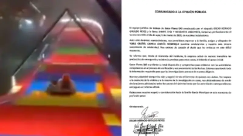 Tragedia en Chinácota: Mujer muere tras caída de tobogán extremo en parque Entre Flores