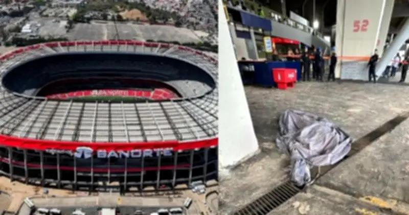Tragedia en reapertura del Estadio Azteca: hombre muere al caer de palcos durante México-Portugal