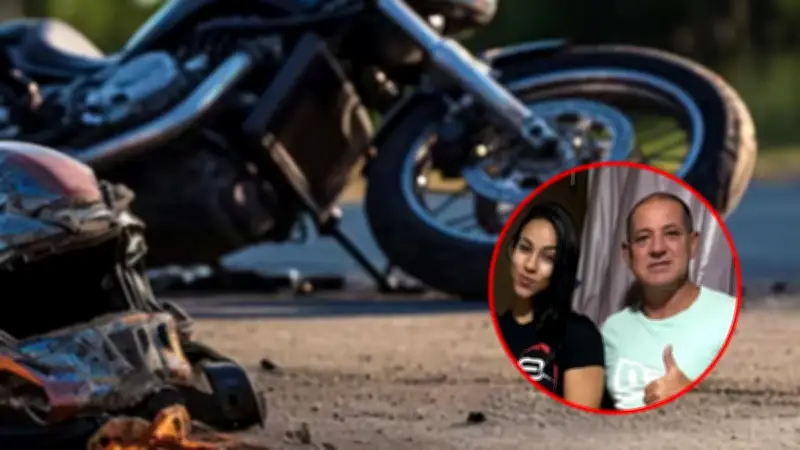 Tragedia familiar: influencer muere en accidente de moto y su padre fallece tras enterarse