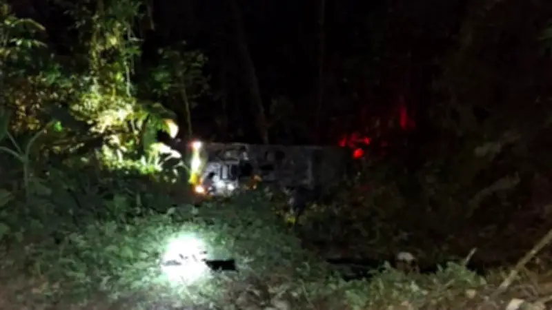 Tragedia vial en Norte de Santander: bus cae a abismo dejando dos muertos y cinco heridos
