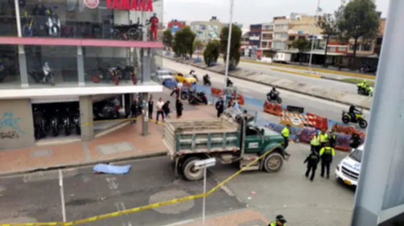Tragedia vial en Tunjuelito: peatón muere arrollado por volqueta y colapsa movilidad en sur de Bogotá
